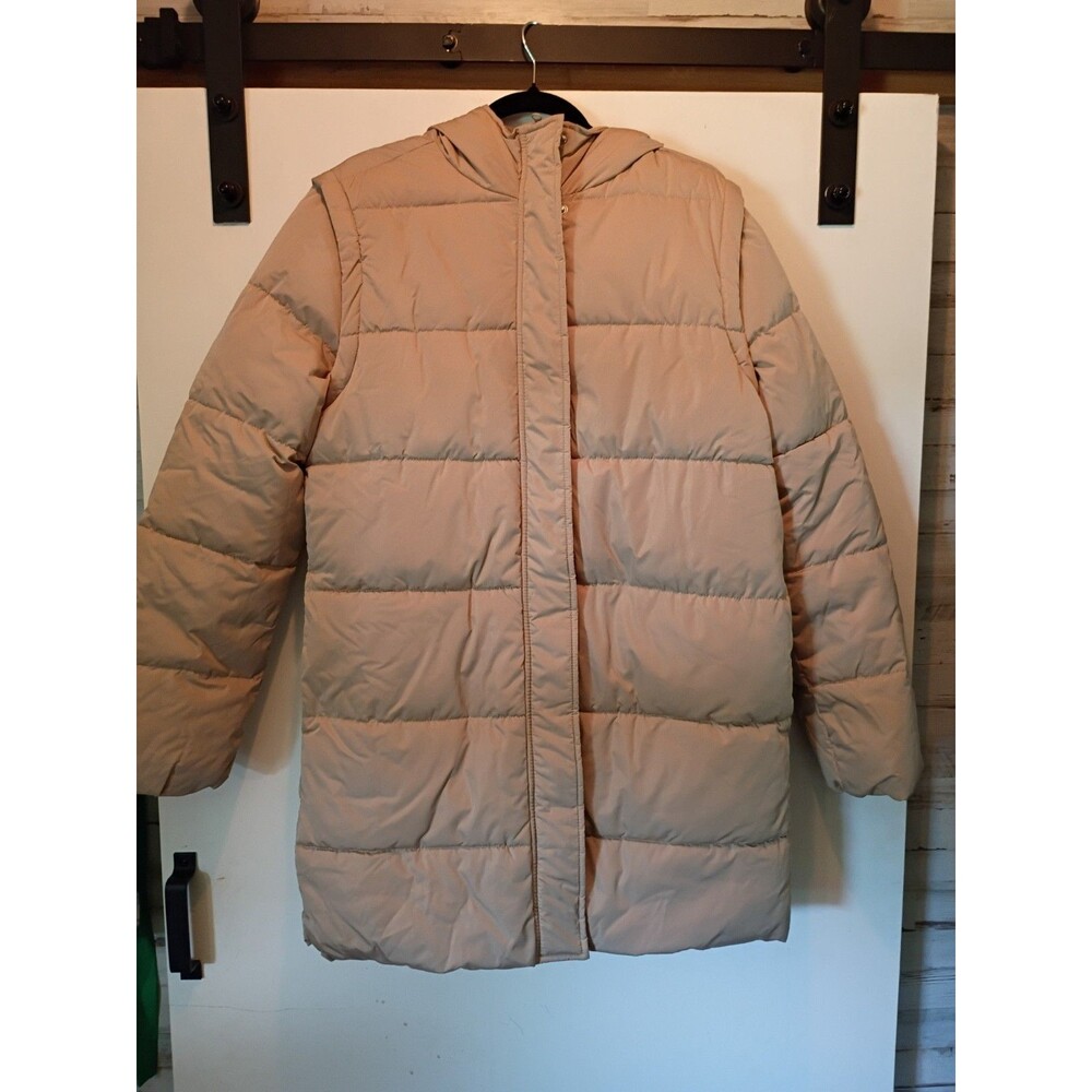 NA-KD x Anika Teller 2-in-1 Long Convertible Puffer Jacket